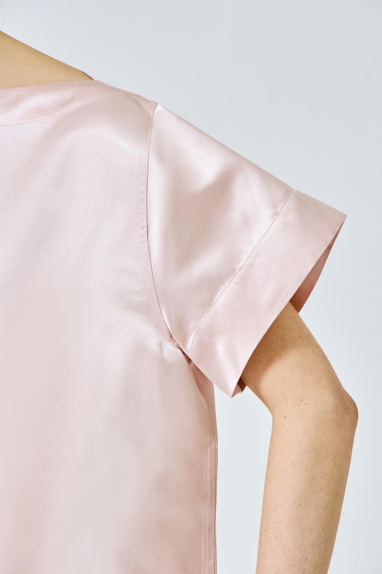Sa Su Phi Valentina abito t-shirt rosa in seta
