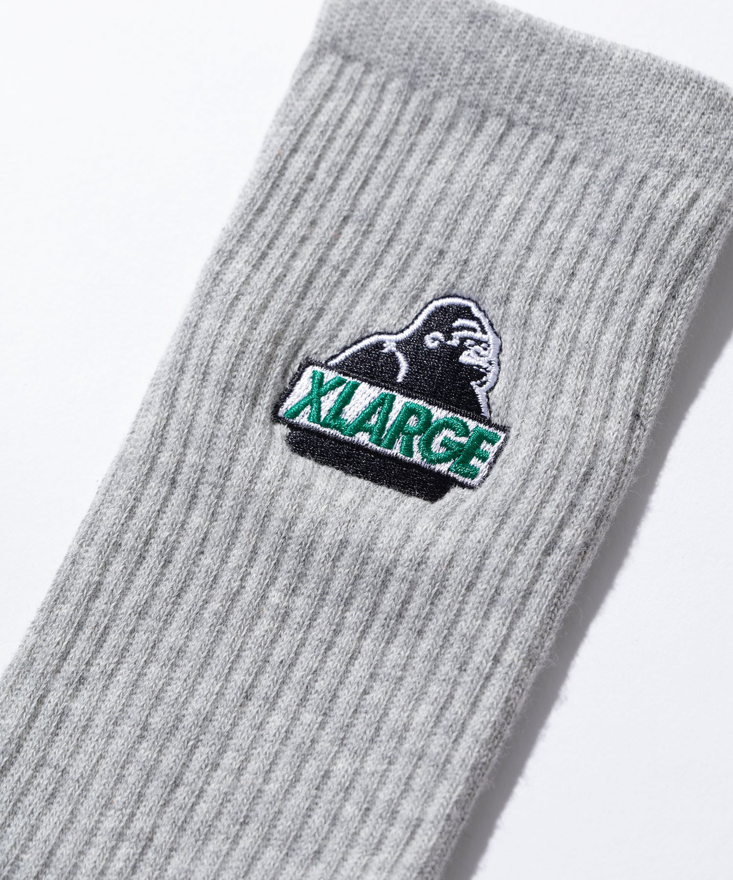 X-Large Embroidered OG calzini cotone bianchi