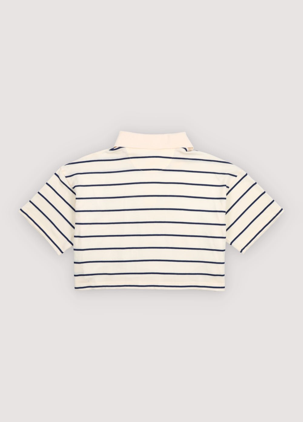 THE NEW SOCIETY Acacia polo teen ecru stripes 12 anni cotone