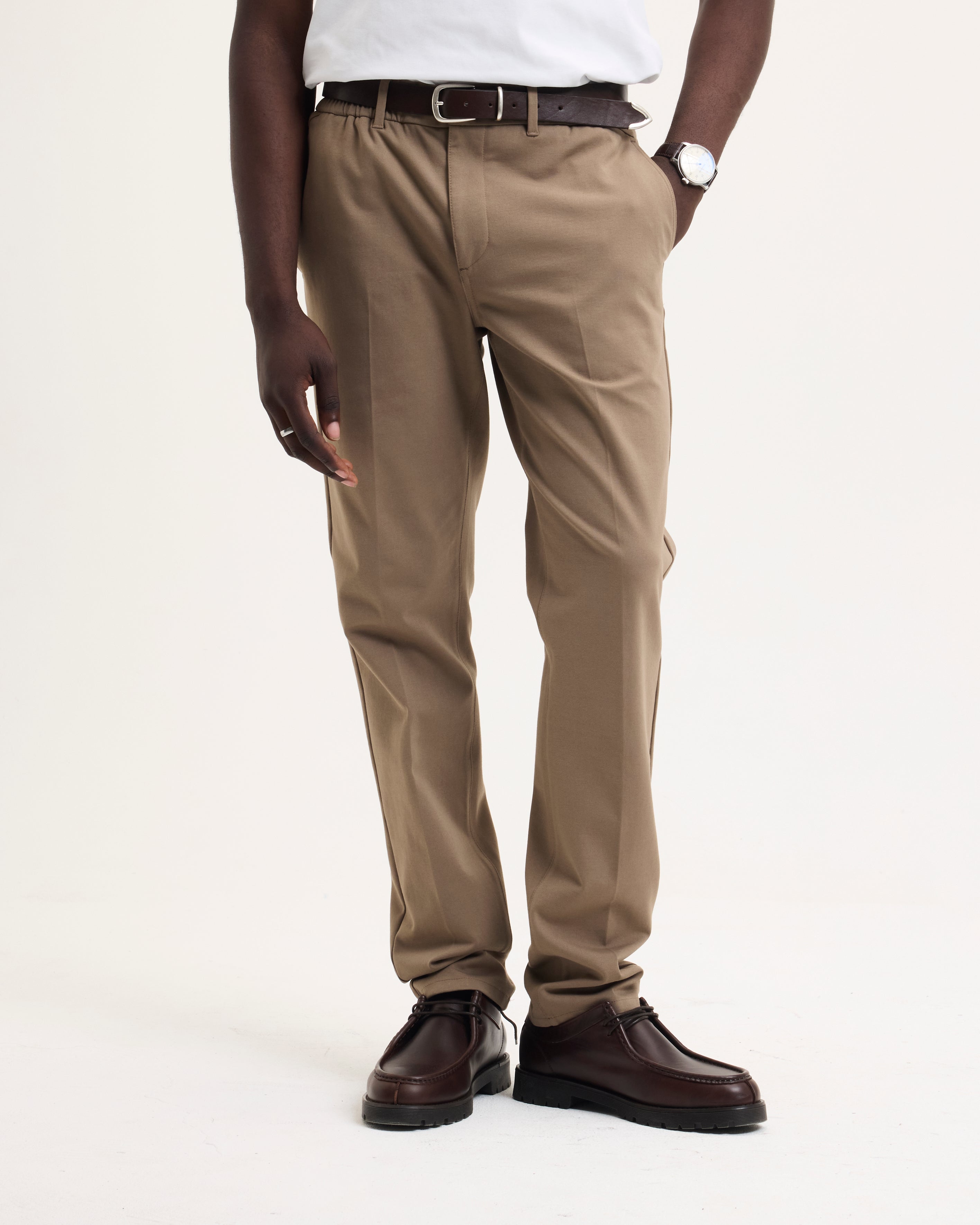 Goodpeople Bruno pantaloni mocca slim stretch