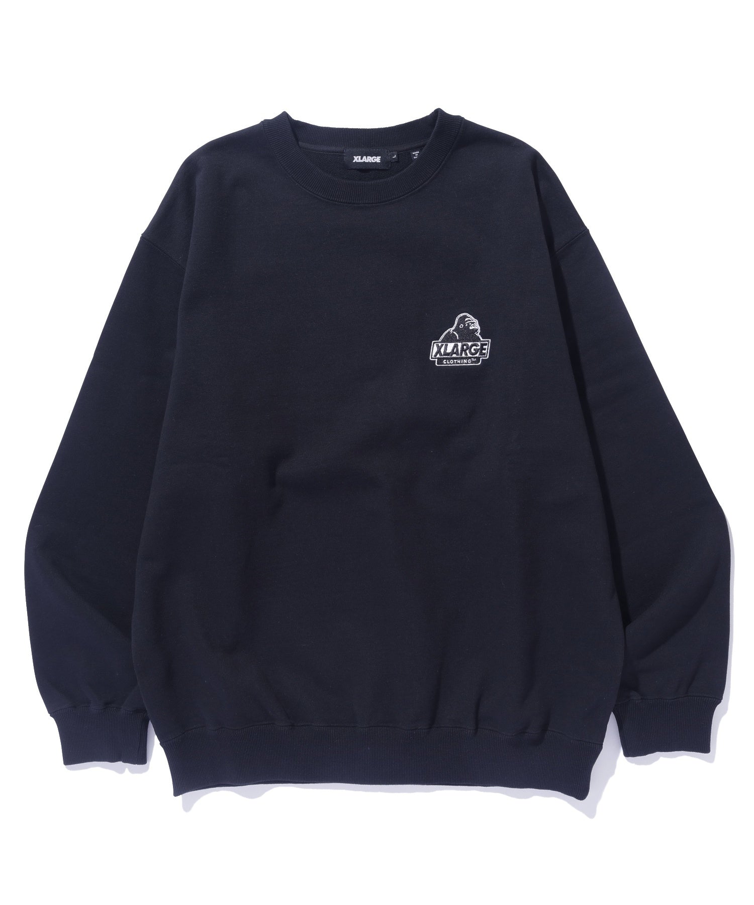 X-Large Slanted OG felpa girocollo nera