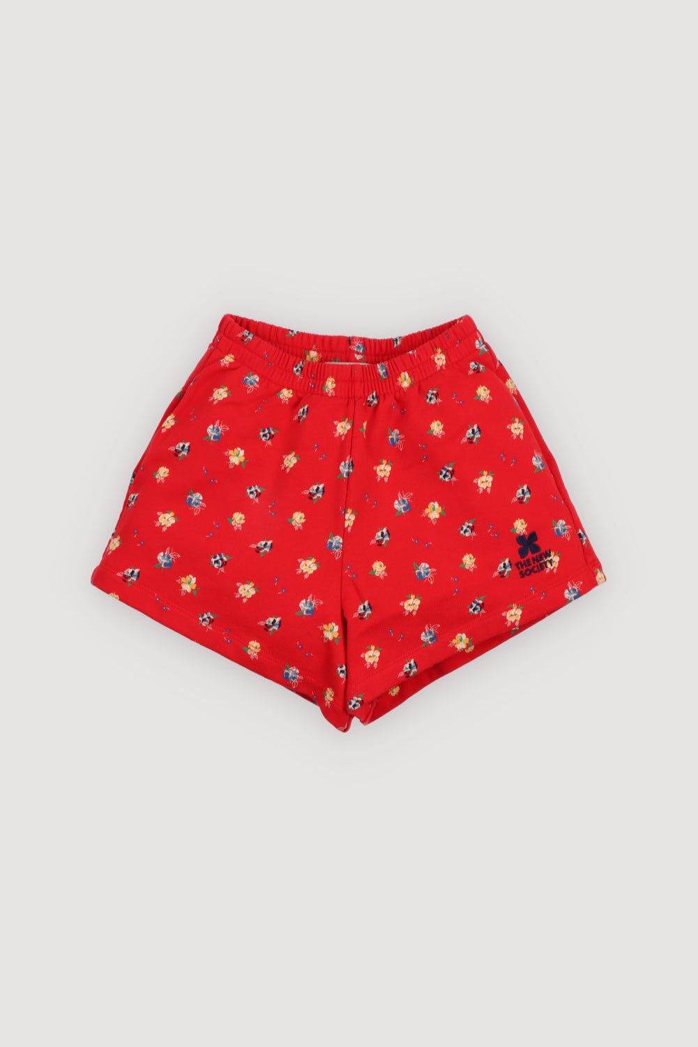 The New Society Amapola Short shorts bambina fiori 6 anni