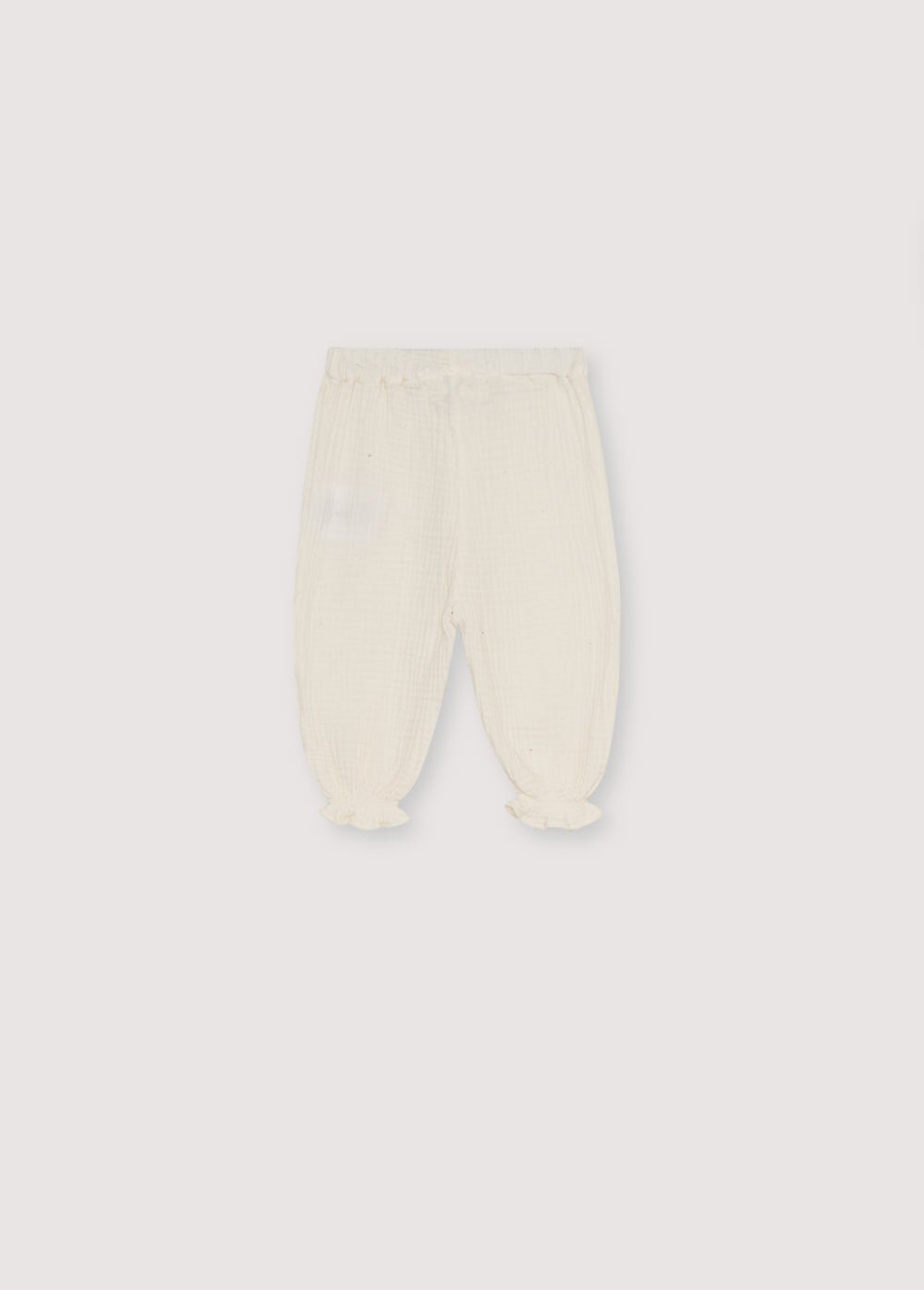THE NEW SOCIETY Maitea pantaloni neonato bianchi 6 mesi