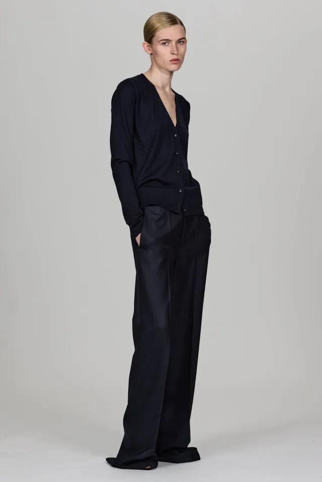 Sa Su Phi Plain Stitch cardigan bottoni leggero