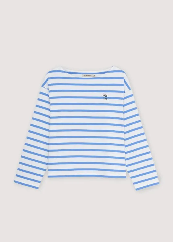 THE NEW SOCIETY Burnet Vista Blue maglietta 12 anni cotone