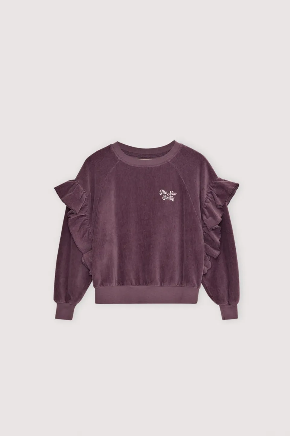 The New Society Clau felpa bambina Grape Bliss 6 anni cotone