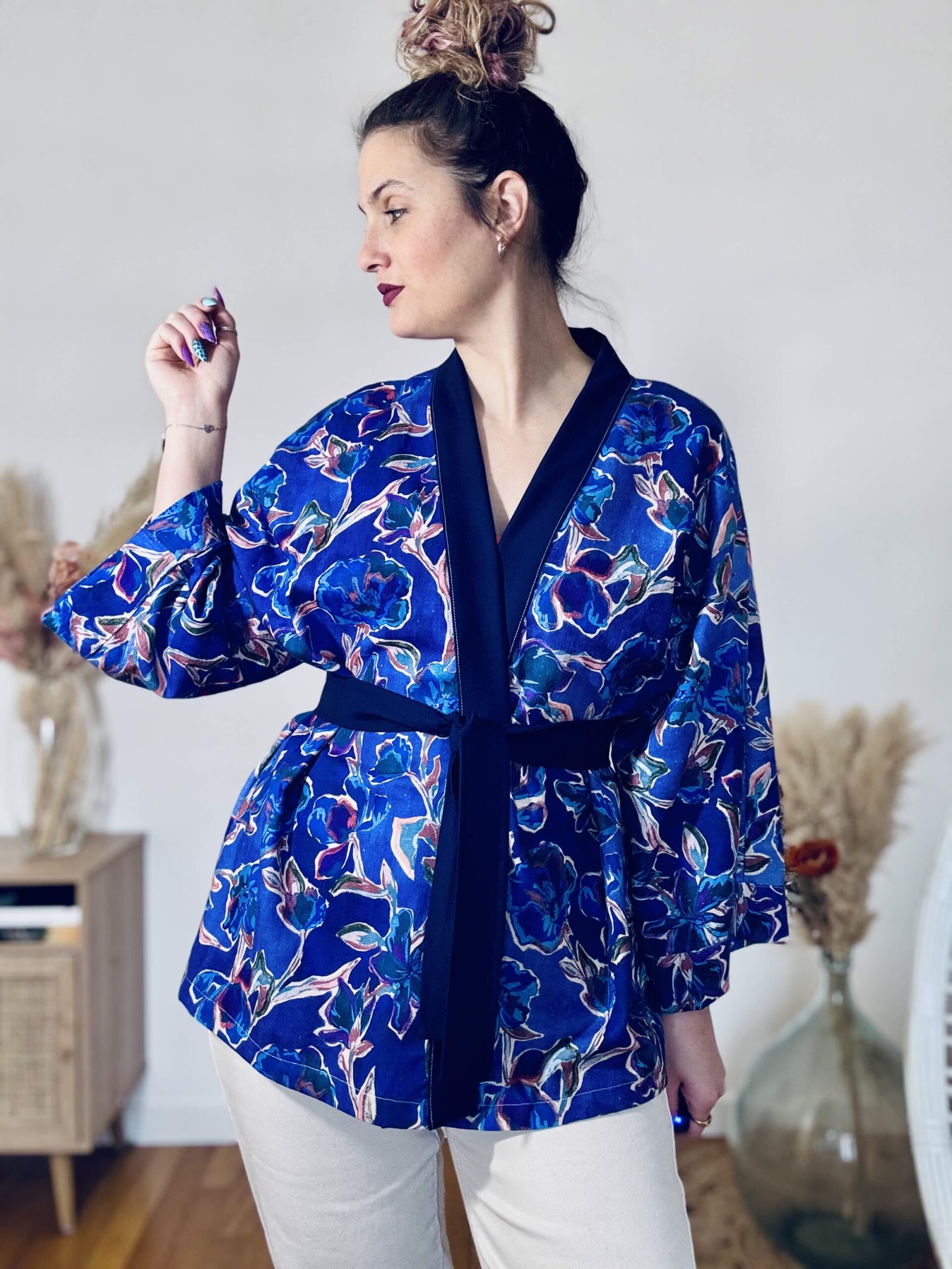 Patrice Lauri Anne Giacca Kimono donna in cotone