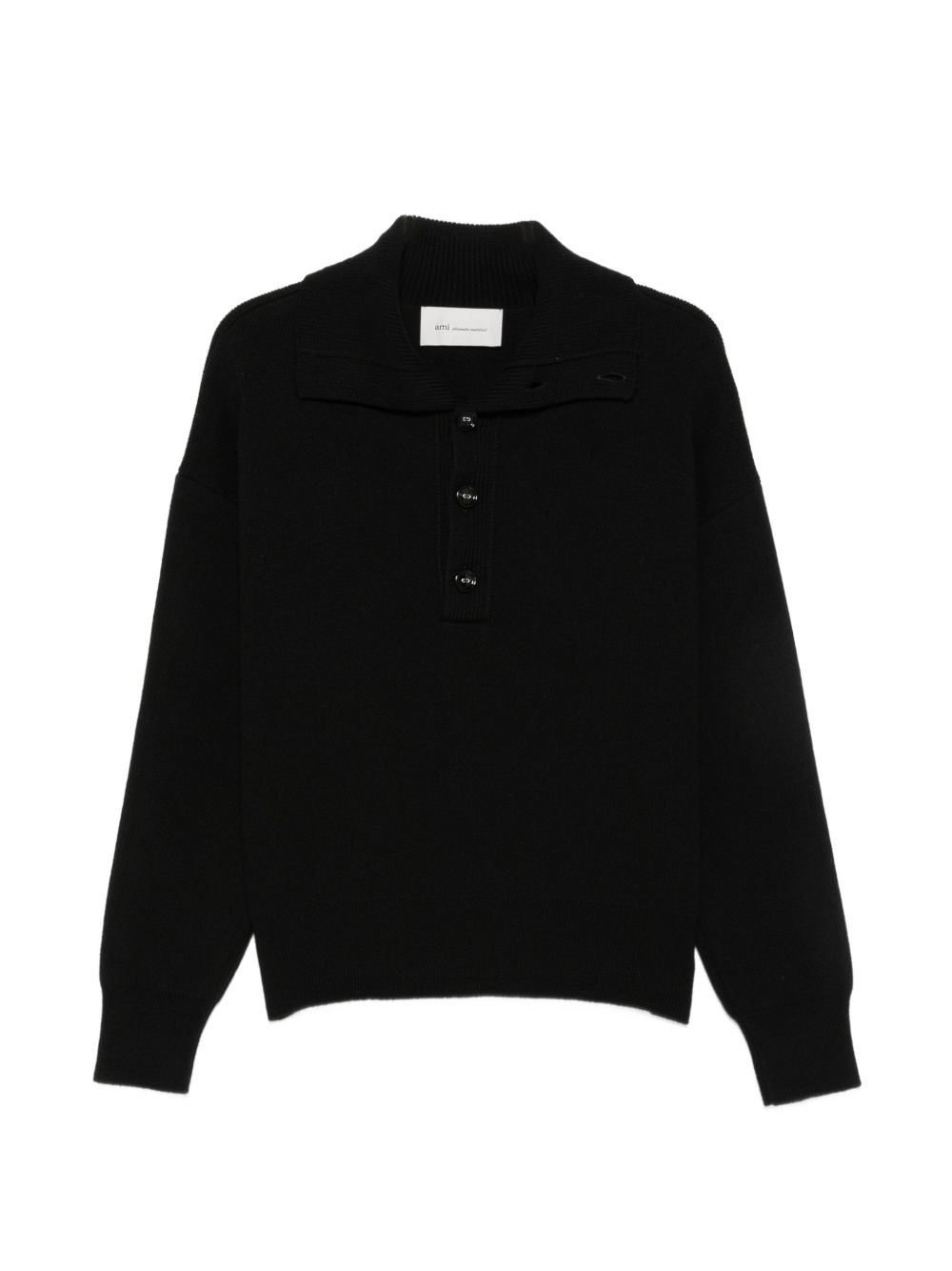 Ami UKS885 maglia nera uomo cotone