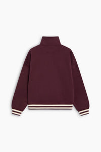 The New Society Mochi polo donna bordeaux cotone