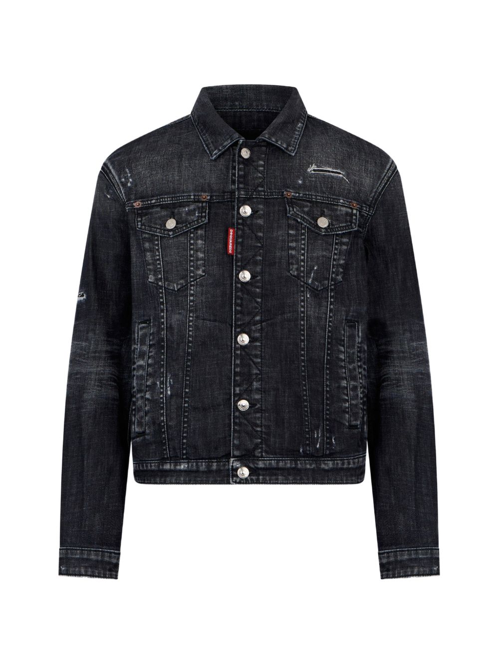 DSQUARED2 S74AM1729 Giubbotto Bomber Nero Uomo 50