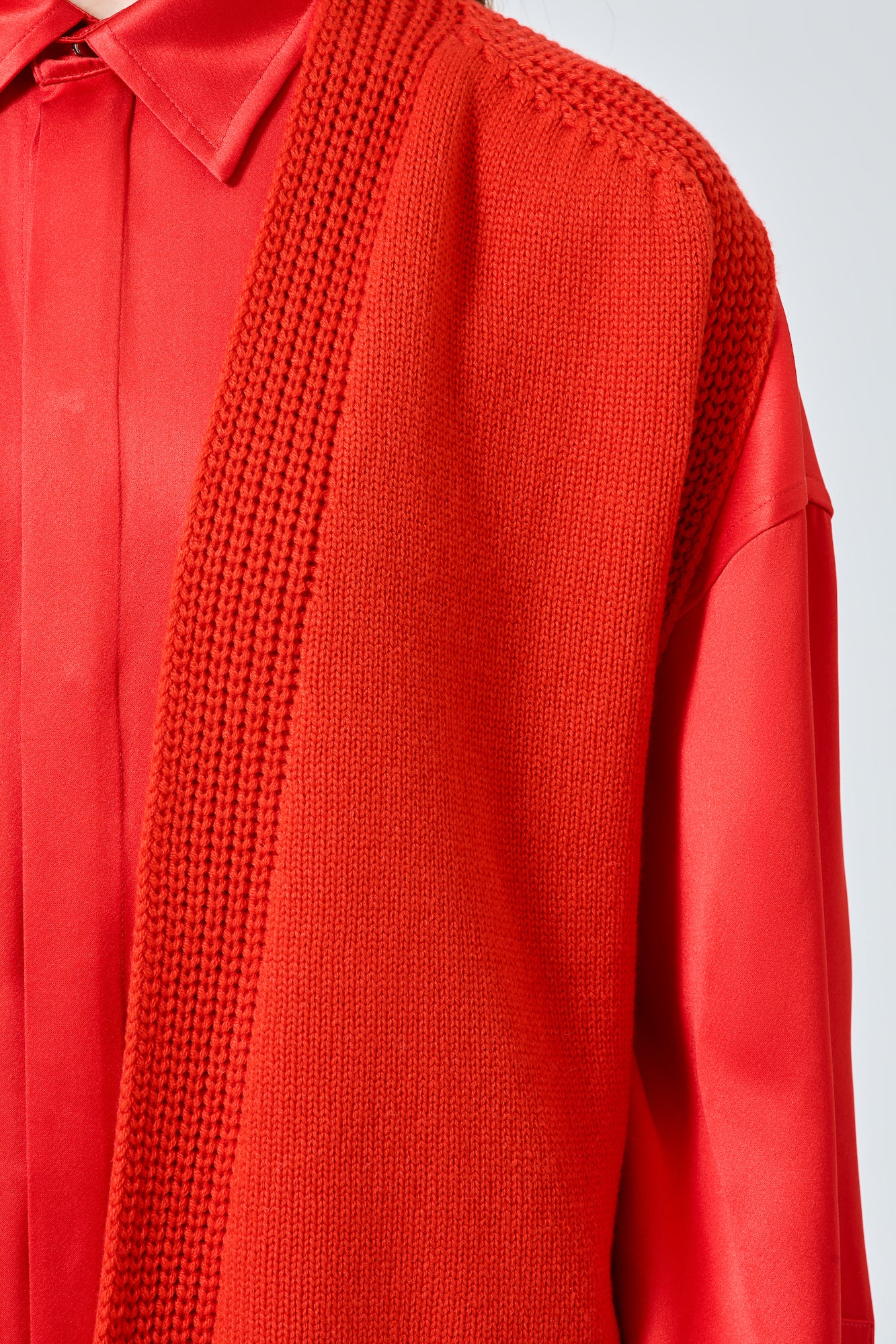 Sa Su Phi top cashmere scollo a V rosso