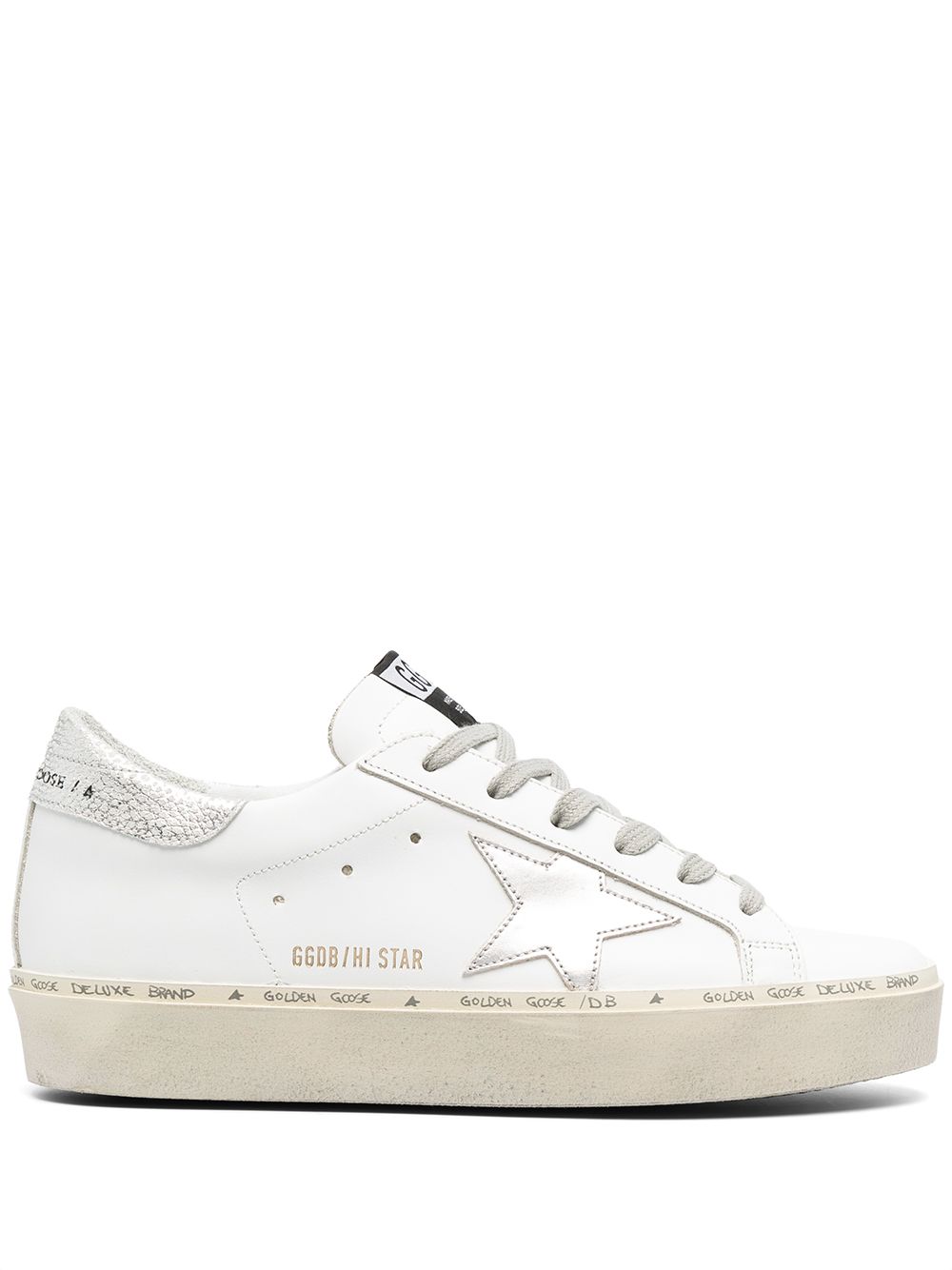 Golden Goose Hi Star GWF00118 sneakers bianche 38