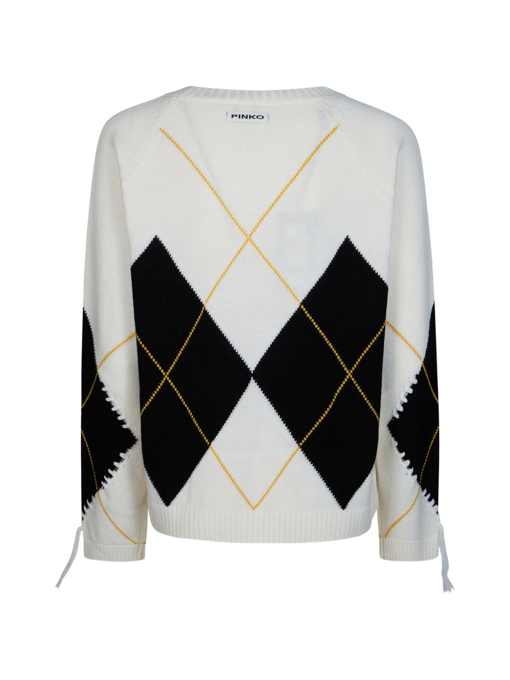 Pinko 107377 A3JEDZ0 maglia panna nero donna