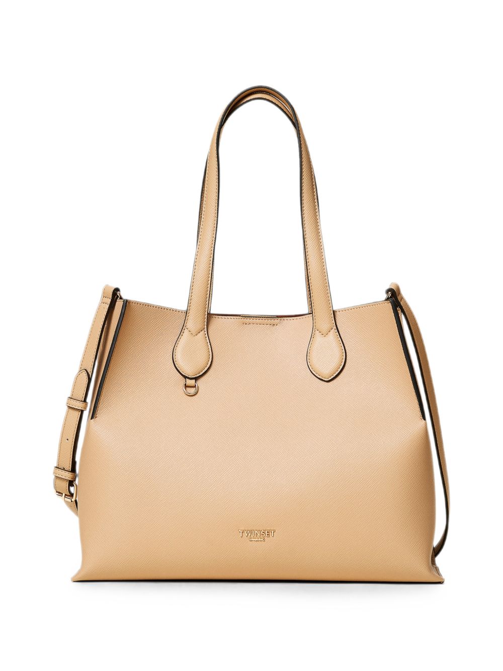 Twinset 262TB7100 borsa tote canapa cuoio