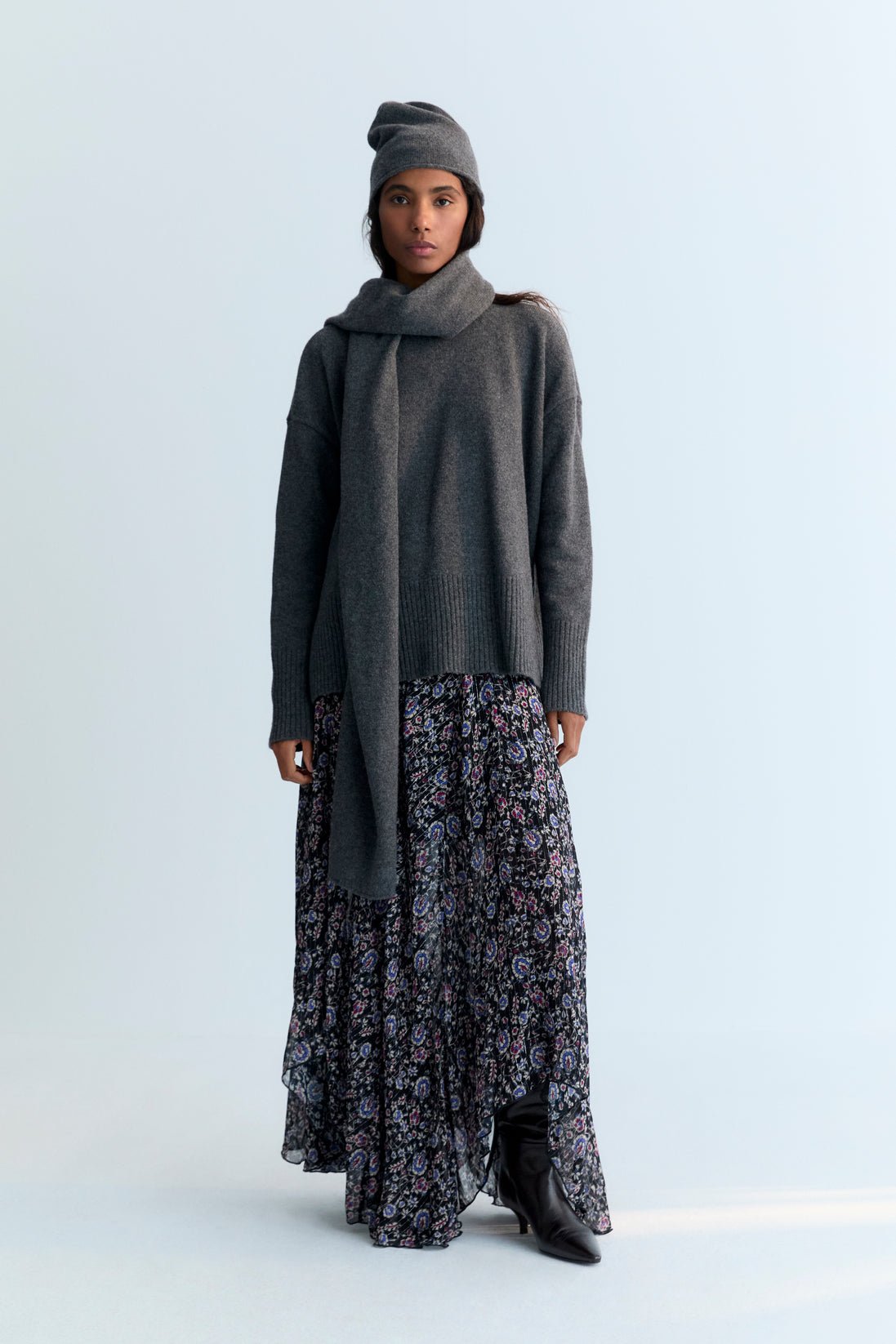 The New Society Francisca gonna viscosa lurex