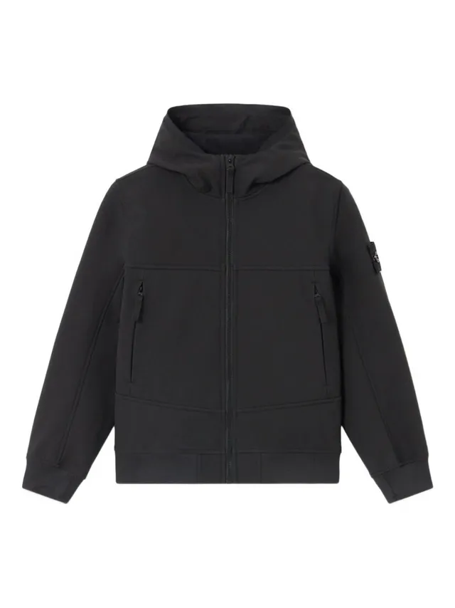Stone Island Junior Q100001 parka nera 10 anni zip