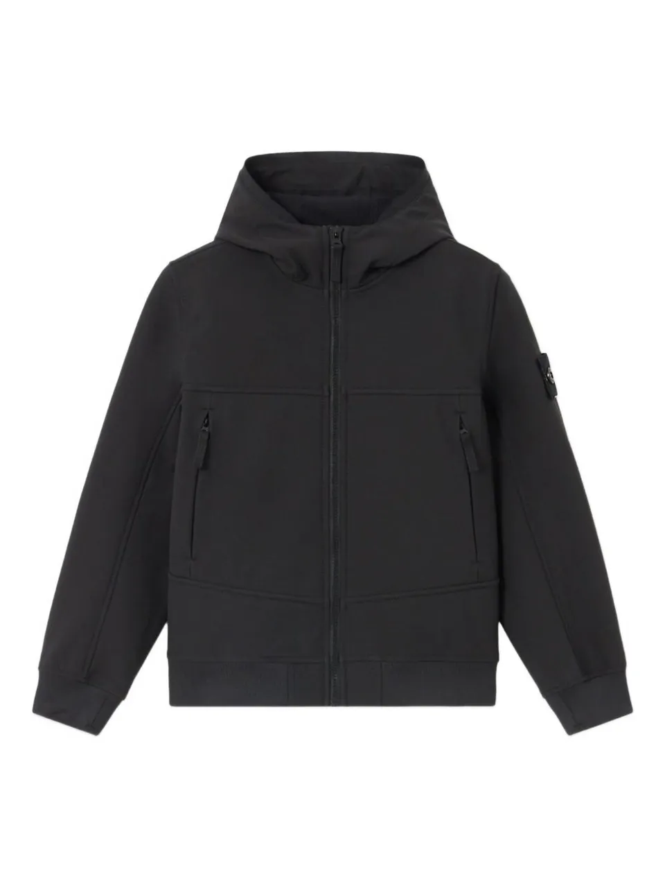 Stone Island Junior Q100001 parka nera 10 anni zip