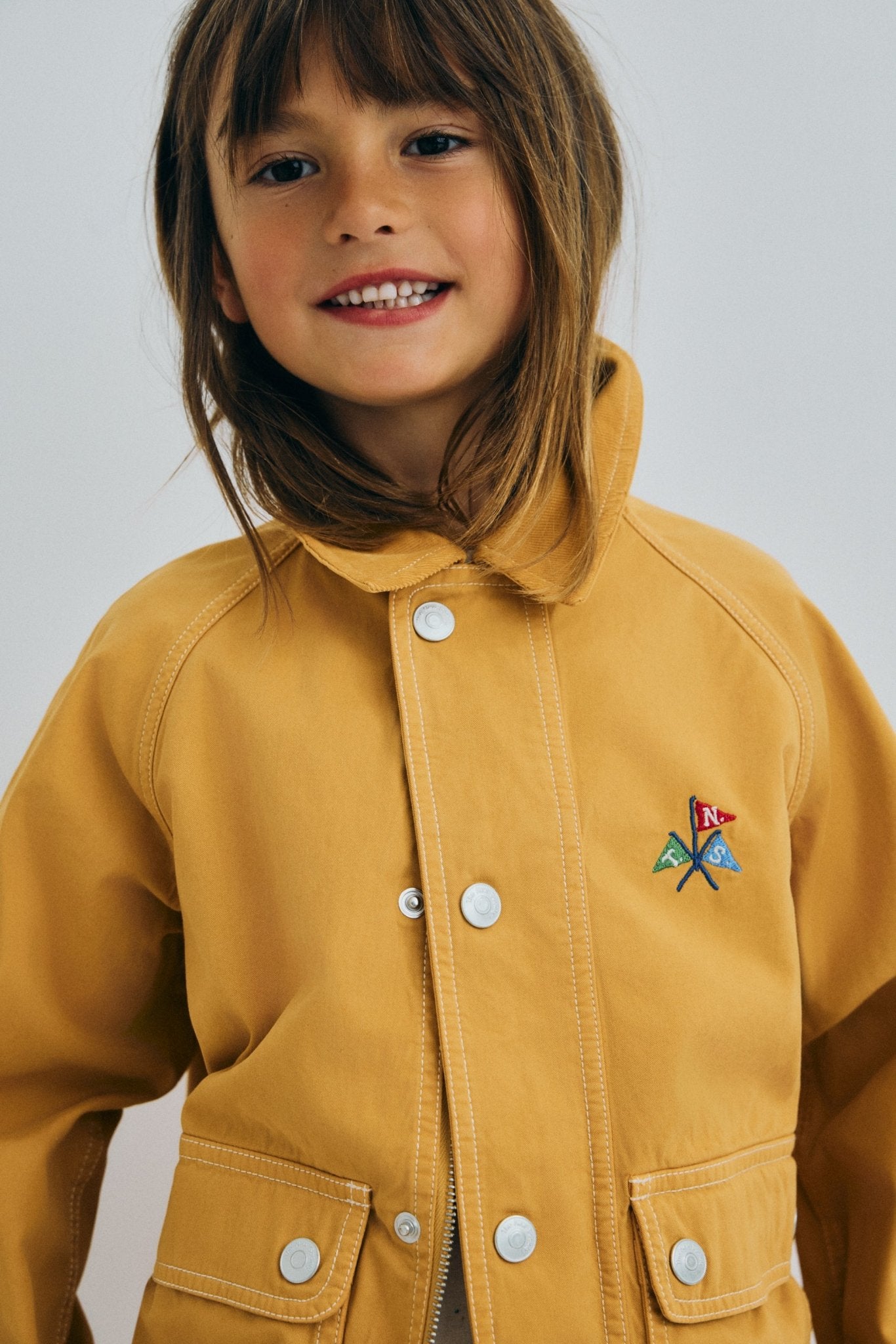 The New Society Cosmos Jacket giacca bimbo Honey Gold