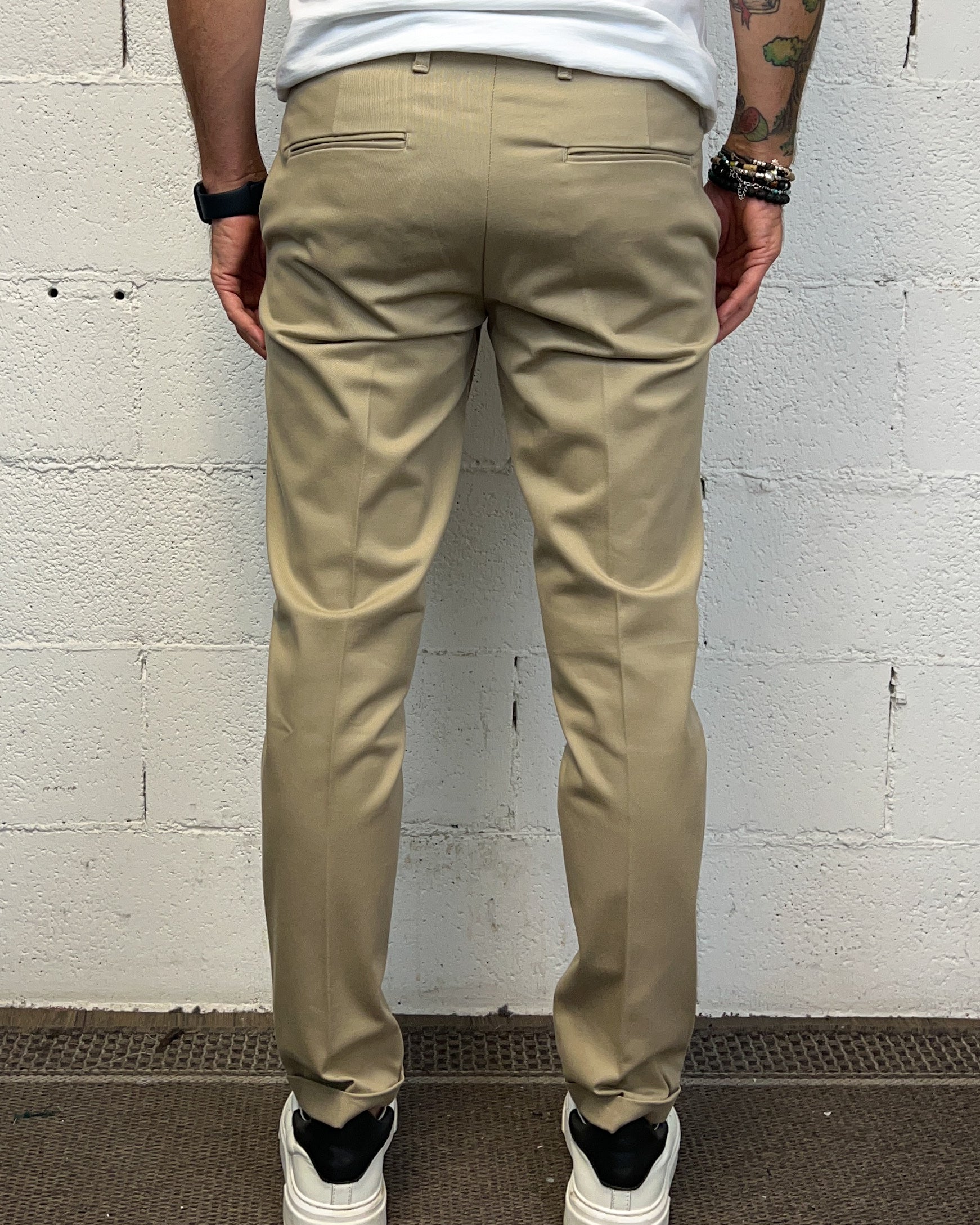 ONLYONE OVER-D Chino Slim Fit Beige vestibilita regolare