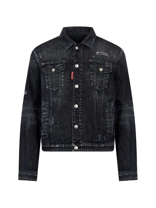DSQUARED2 S74AM1729 Giubbotto Bomber Nero Uomo 50