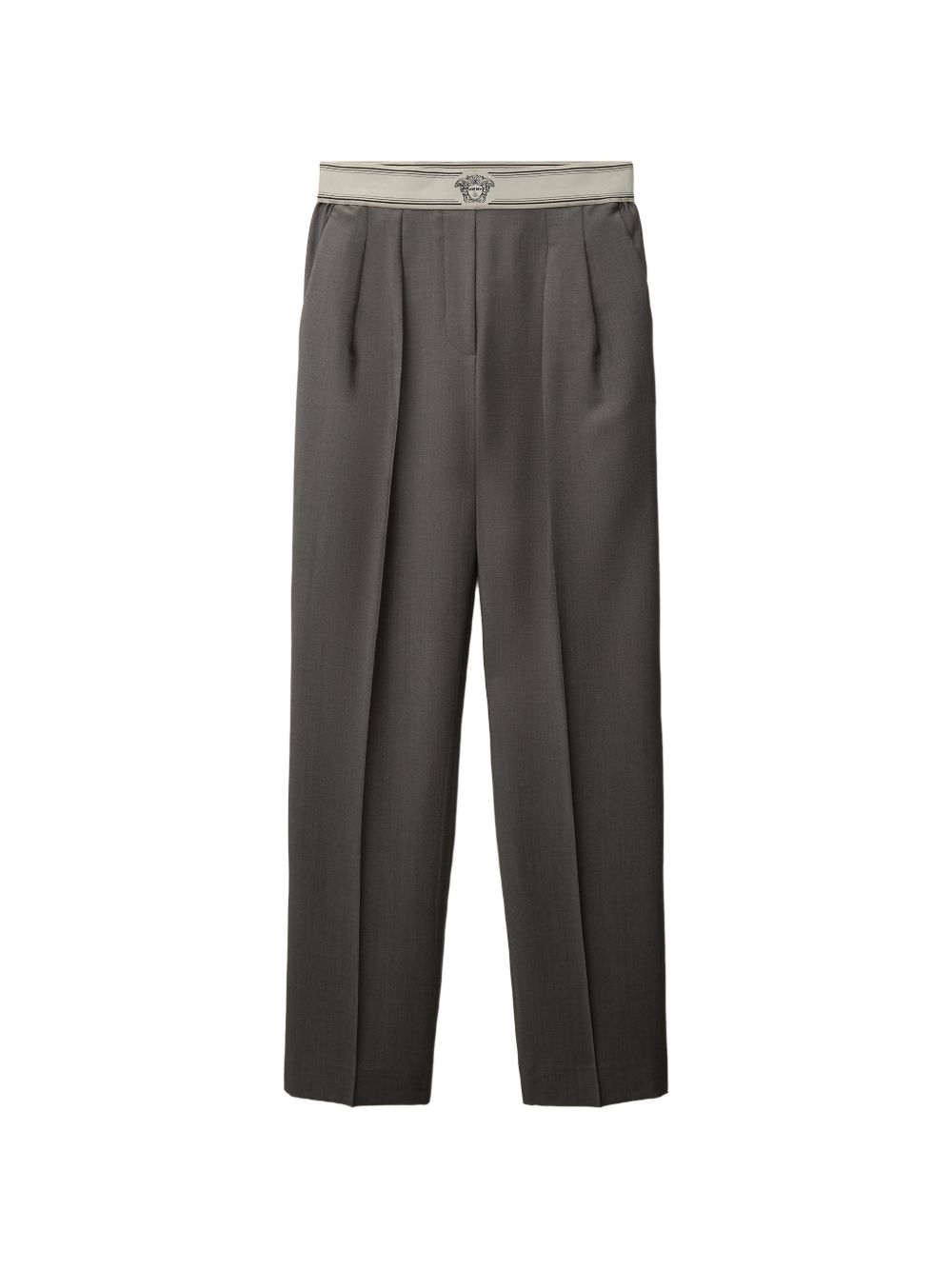 Versace 1025885 pantaloni donna grigio freddo