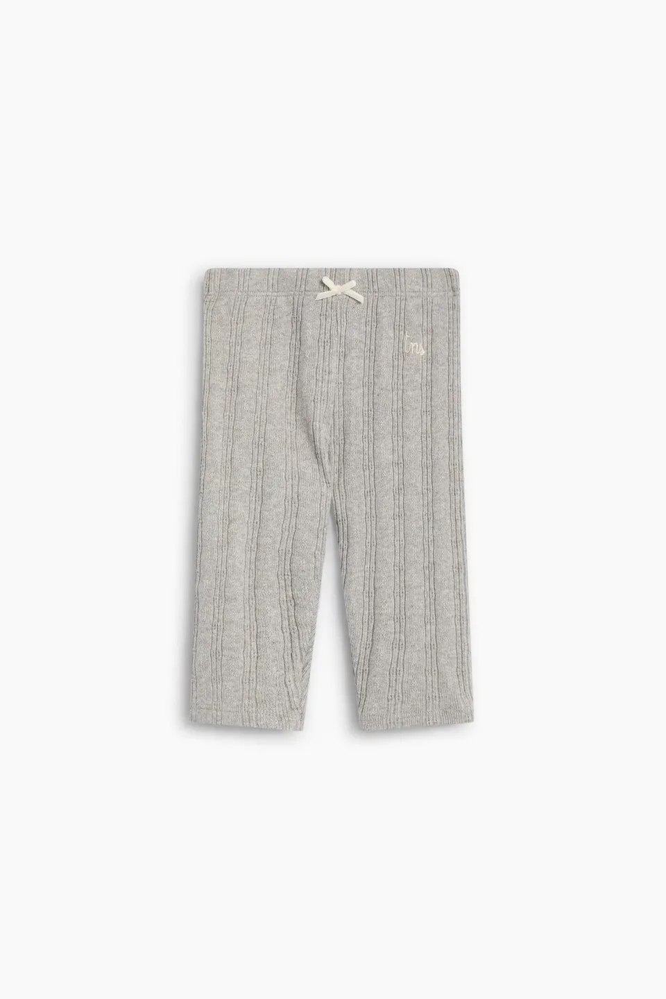 The New Society TNS Logo Baby Legging leggings grigio cotone