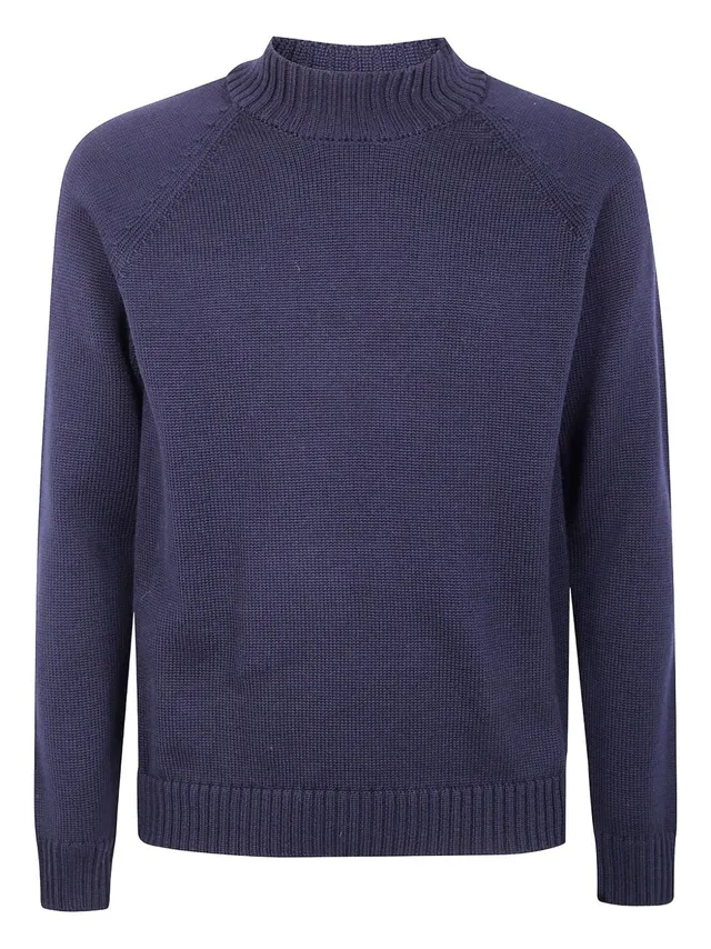 Zanone 810188 maglia girocollo blu uomo taglia 52