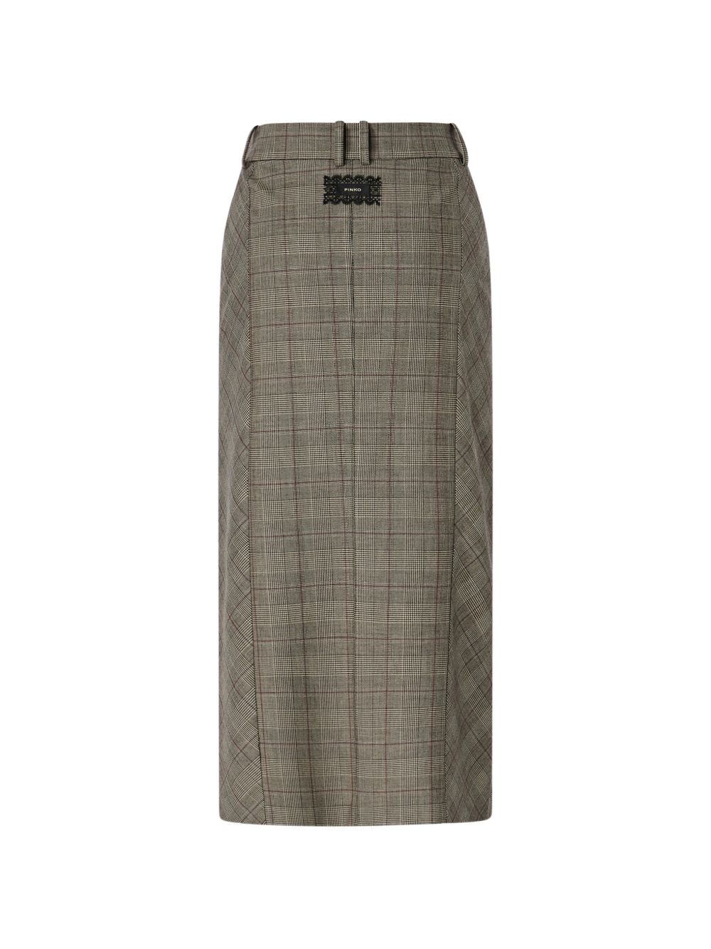 Pinko 107448 gonna lunga beige bordeaux nero