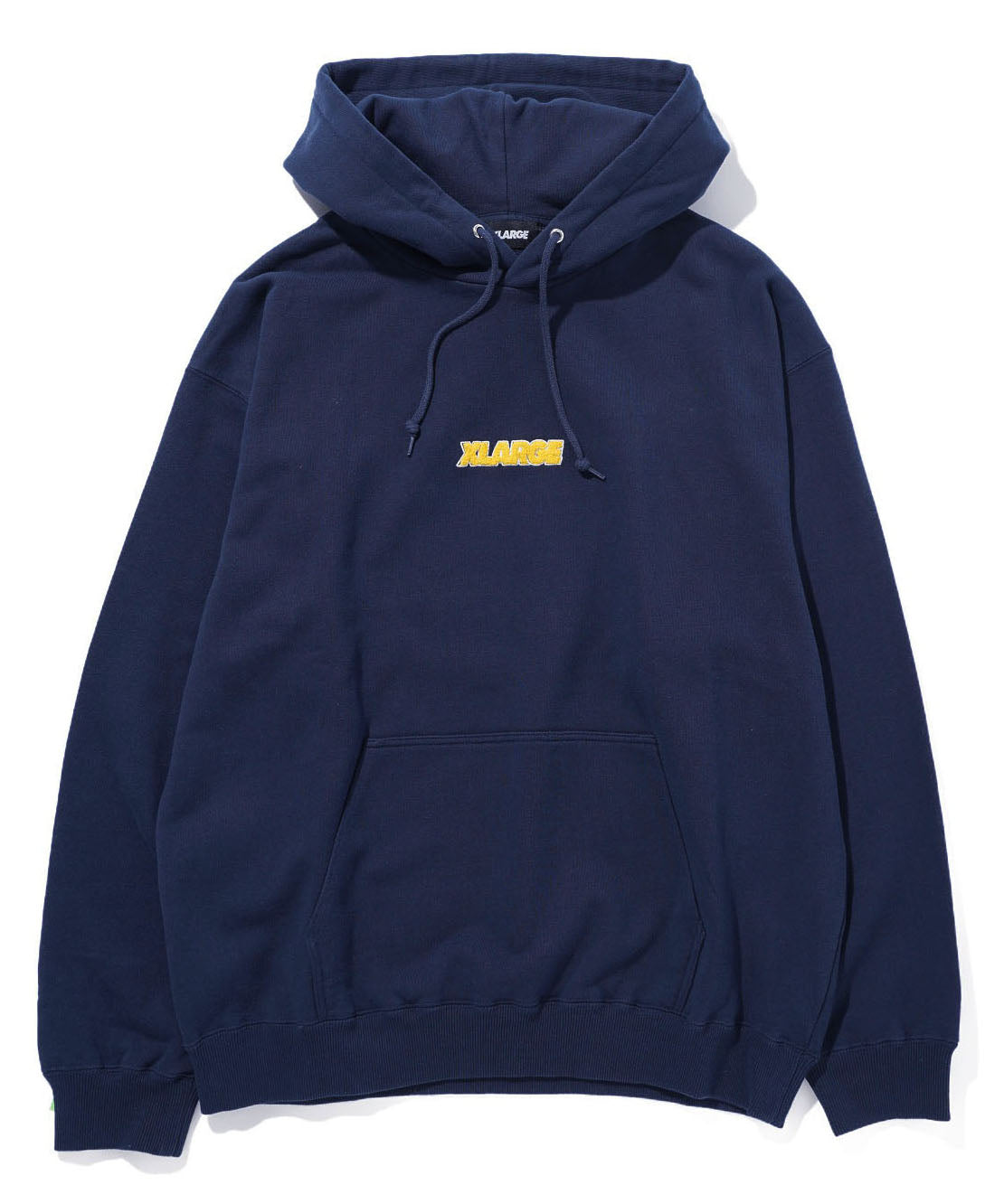 X-Large Chenille Standard Logo felpa con cappuccio nero