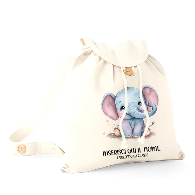 Mr. Gadgets Elefante sacchetta cambio cotone asilo