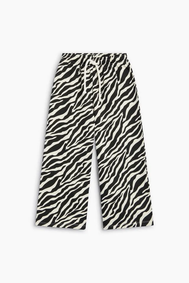 The New Society TNS Logo Jogging pantalone zebra cotone