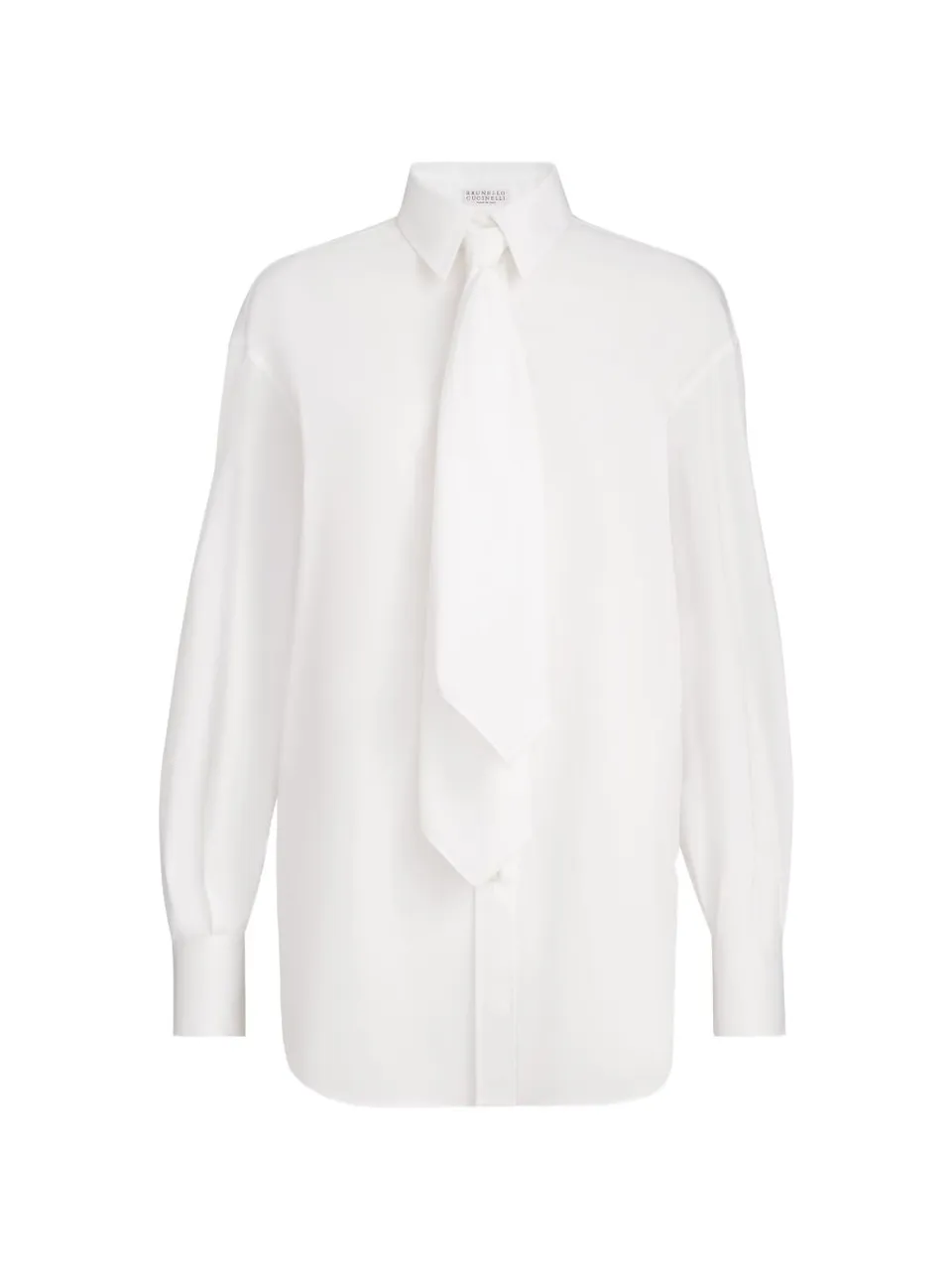 Brunello Cucinelli M0091M3A56 camicia bianca donna