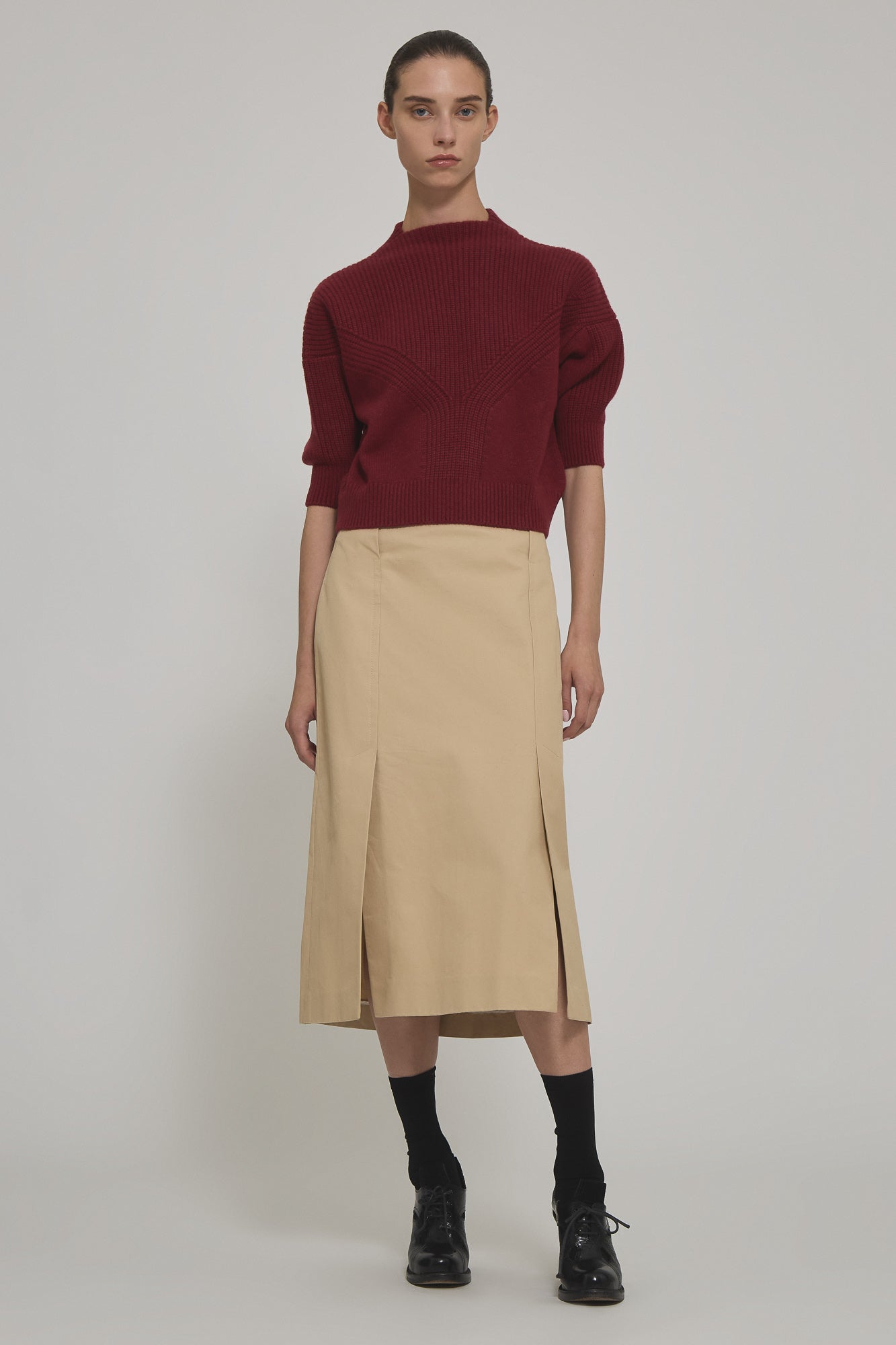 Sa Su Phi Armor maglione cashmere barca bordeaux