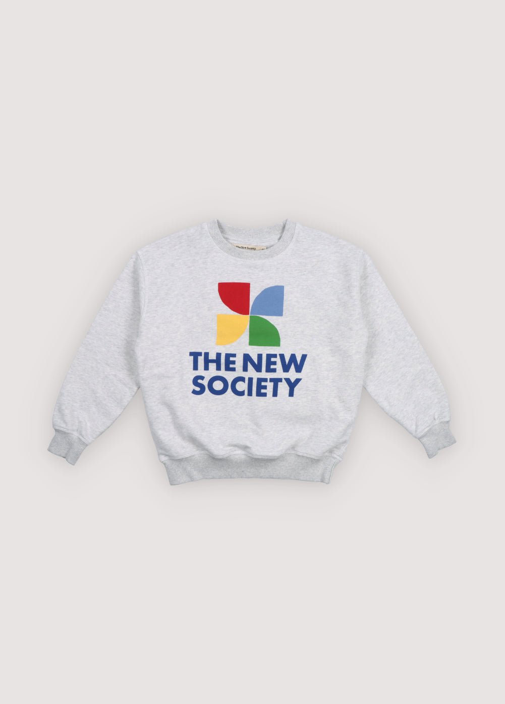 The New Society TNS Logo felpa teen cotone grigio 6y