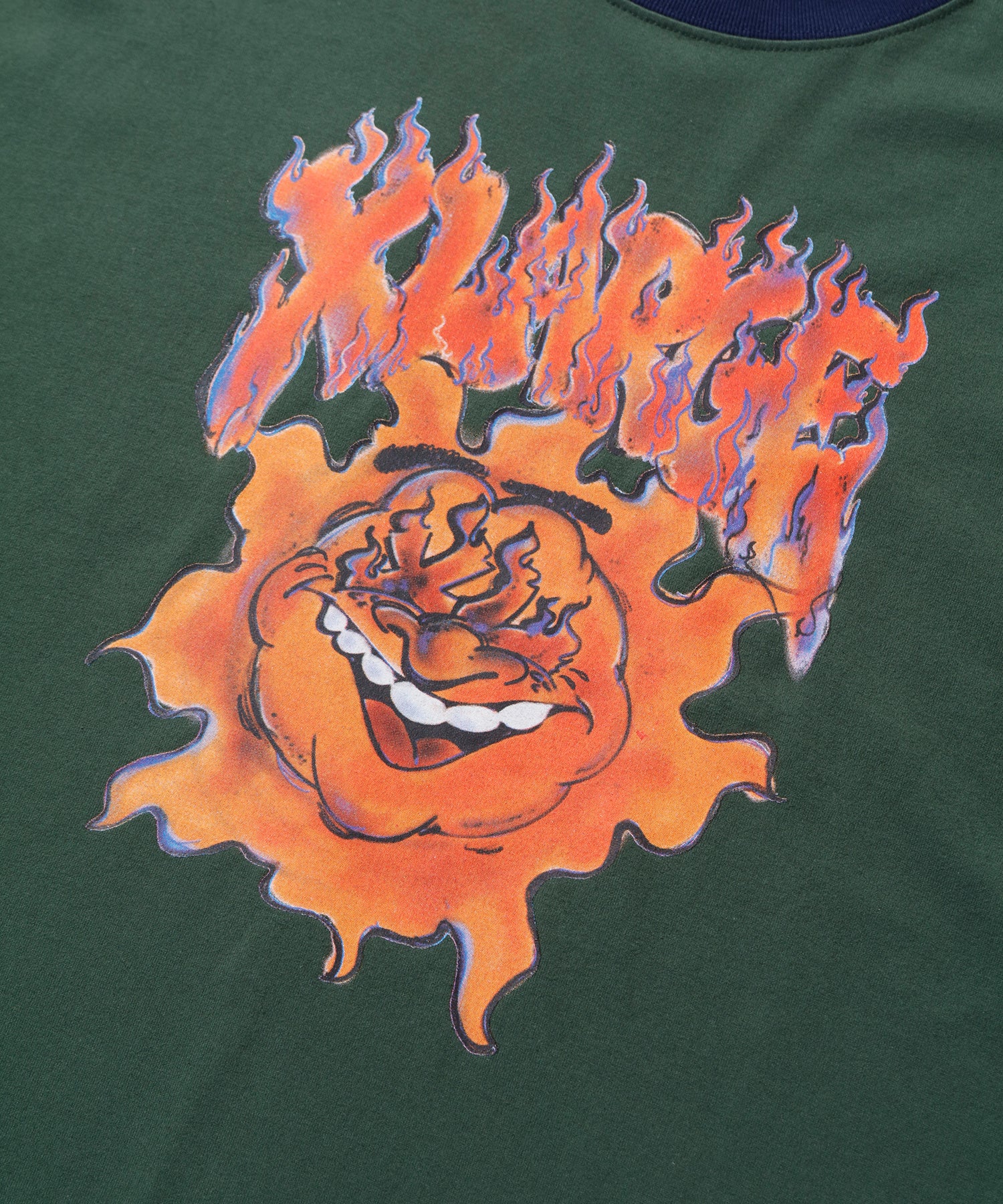 X-Large Burning maglia manica lunga carbone S
