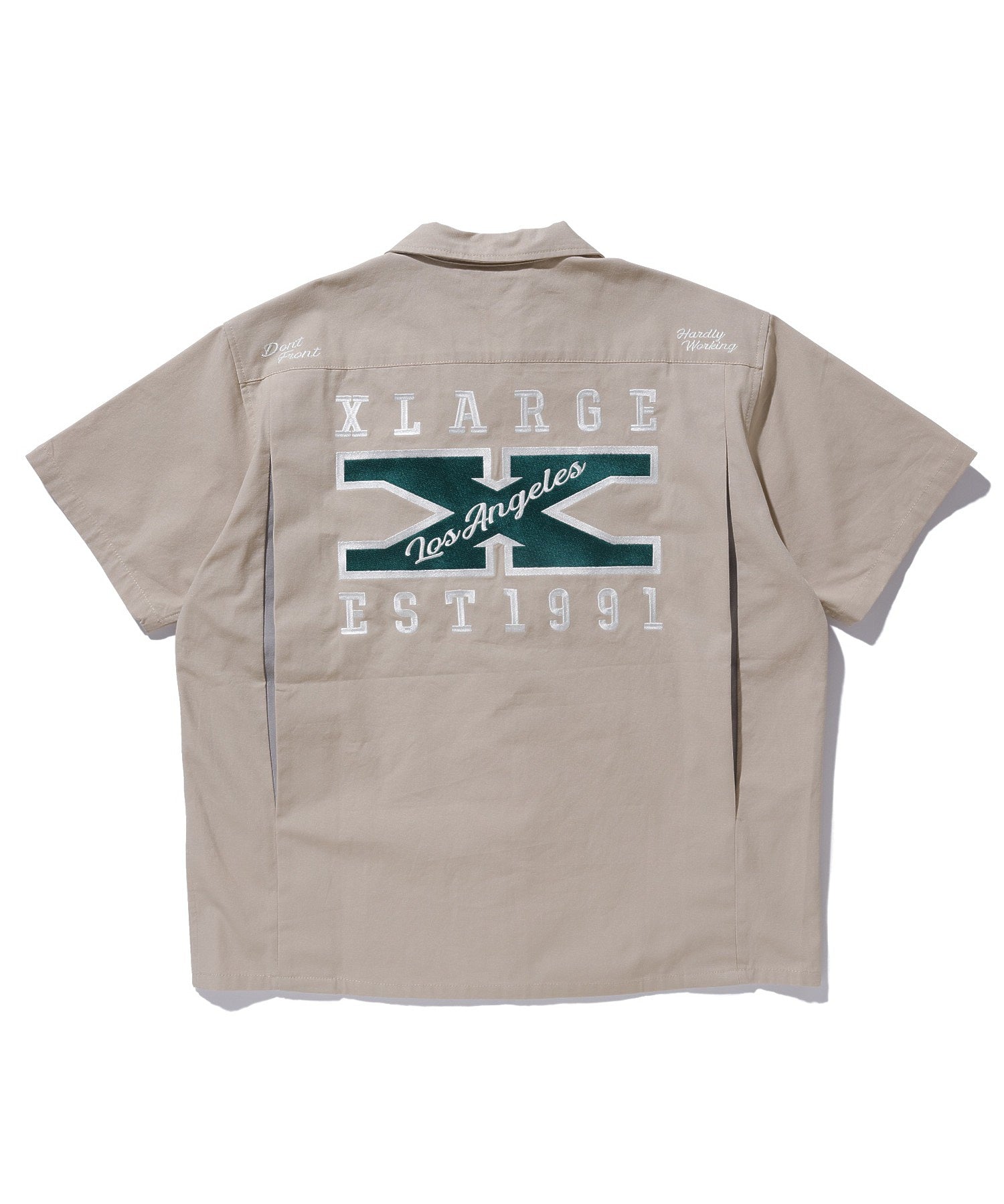 X-Large X Logo camicia nera manica corta