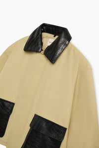 The New Society Flint giacca donna cotone utility