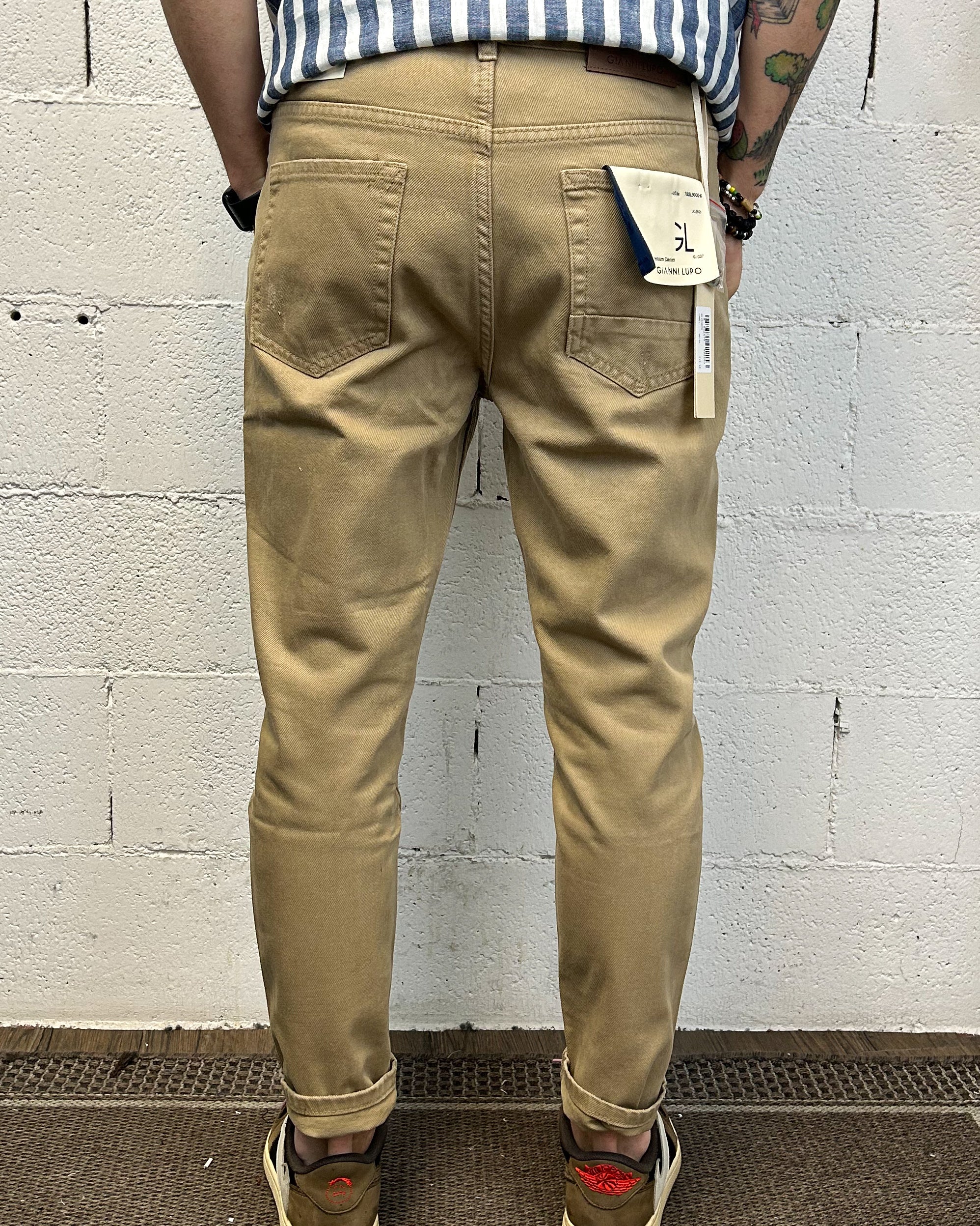 ONLYONE GIANNI LUPO Mike Carrot jeans camel carrot fit