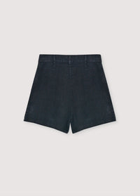 The New Society Melissa Midnight Black shorts lino donna
