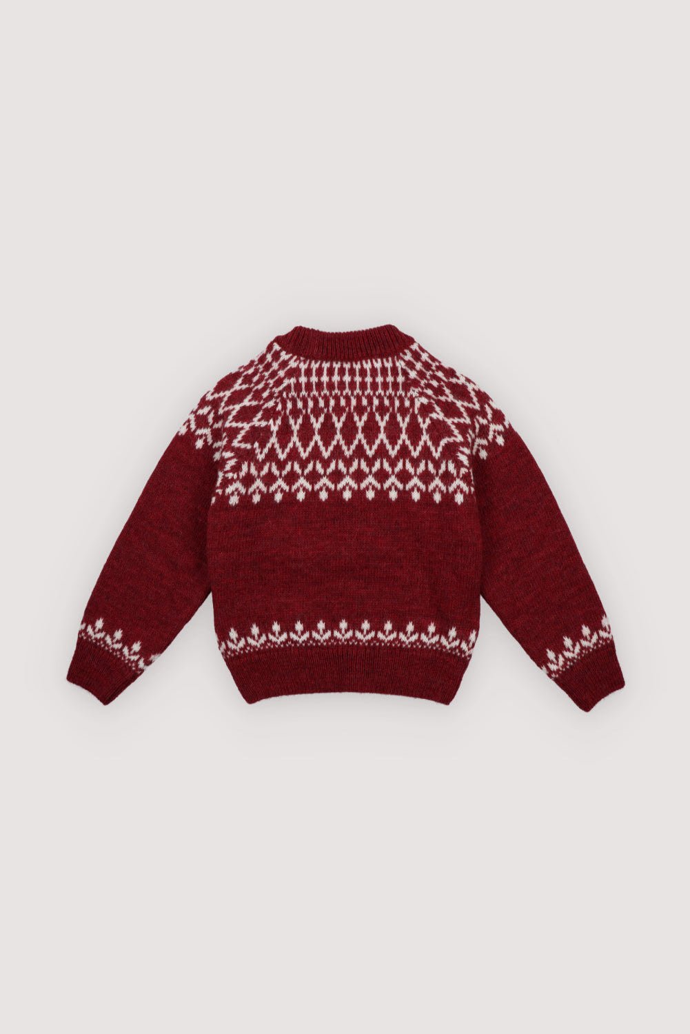 The New Society Wendy jumper bimbi plum fantasy lana alpaca