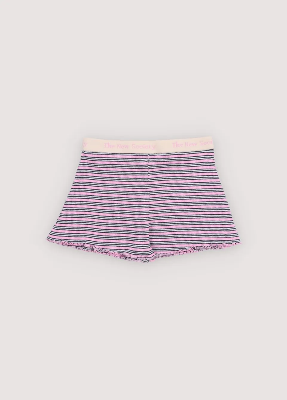 The New Society TNS Rib Short pantaloncini cotone rosa 6 anni