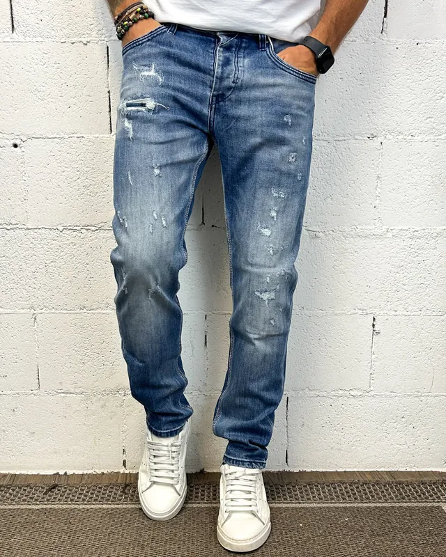 ONLYONE OVER-D Regular Fit Jeans Mid Blue