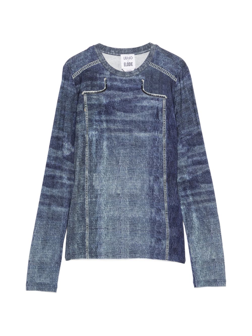 Liu Jo UF6515J1624 t-shirt special denim donna