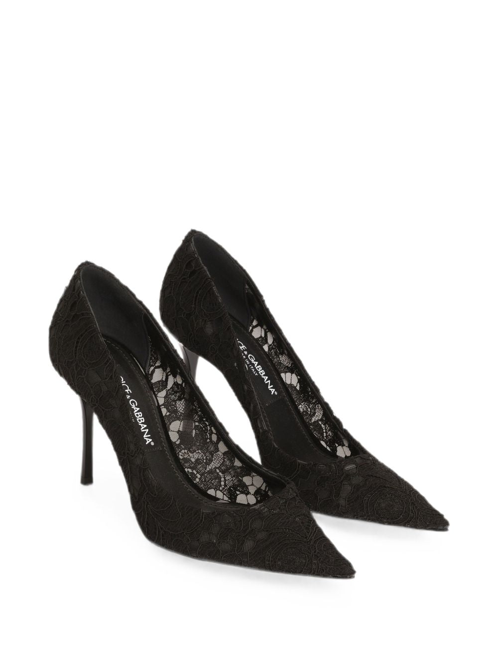 Dolce & Gabbana CD1995 decollete nere tacco elegante