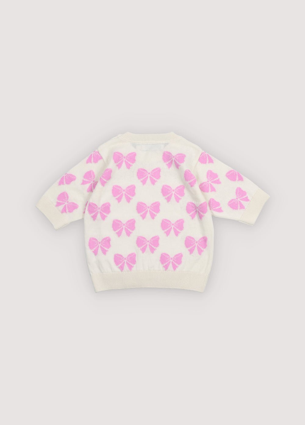 The New Society Pinpilin maglione bambina fiocchi rosa