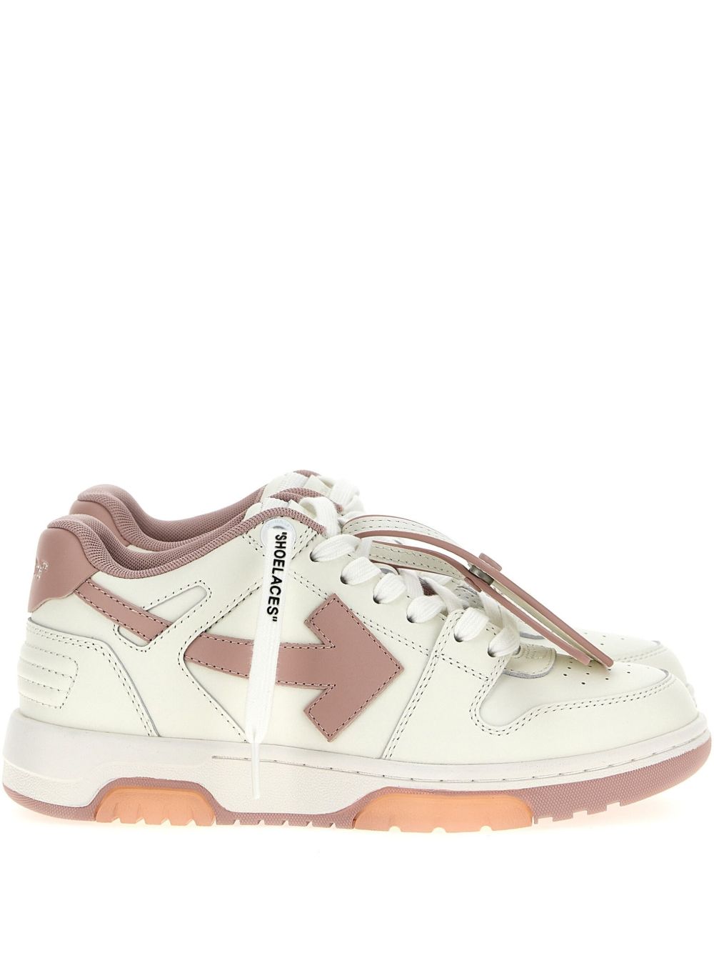 Off-White W259C9L018 sneakers donna bianco rosa suola gomma