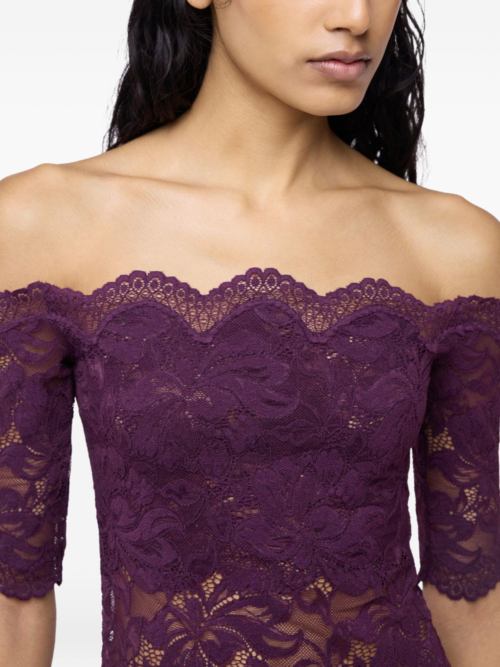 Rabanne 26AJT0697PA0170 Top Magenta Purple Donna