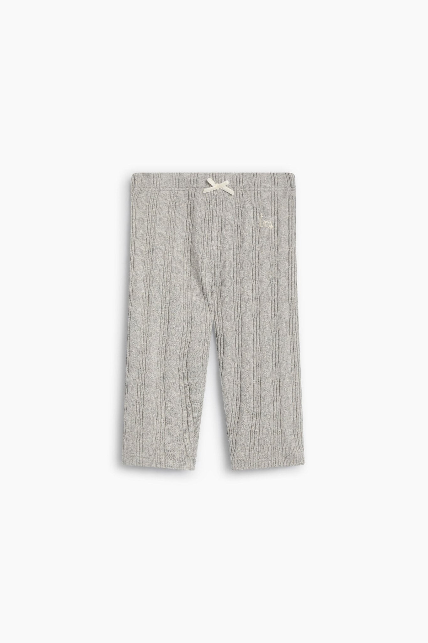 The New Society TNS Logo Baby Legging leggings grigio cotone