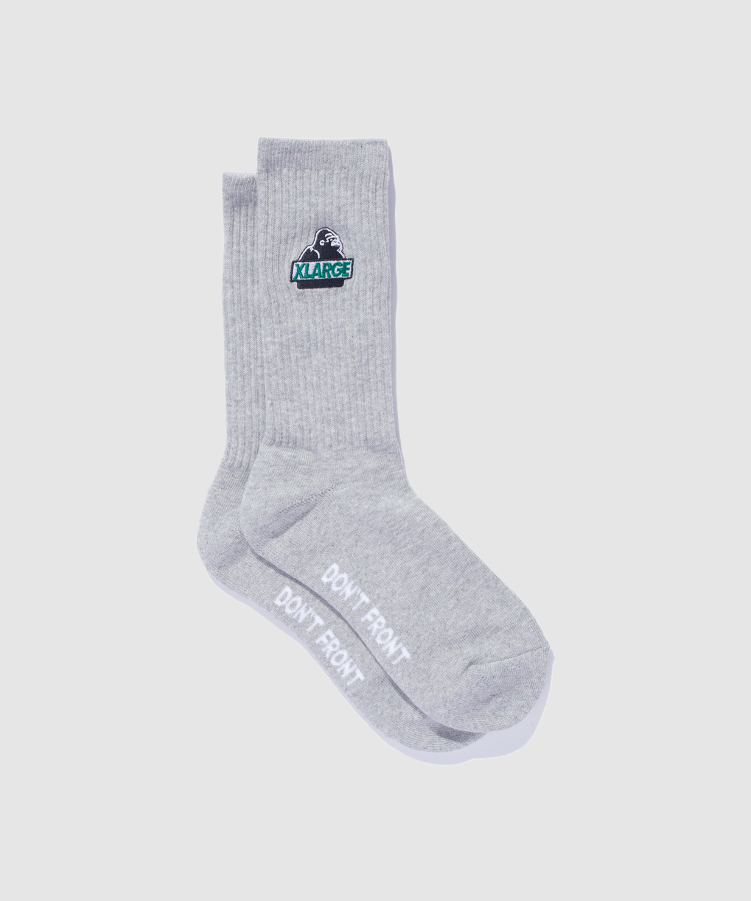 X-Large Embroidered OG calzini cotone bianchi
