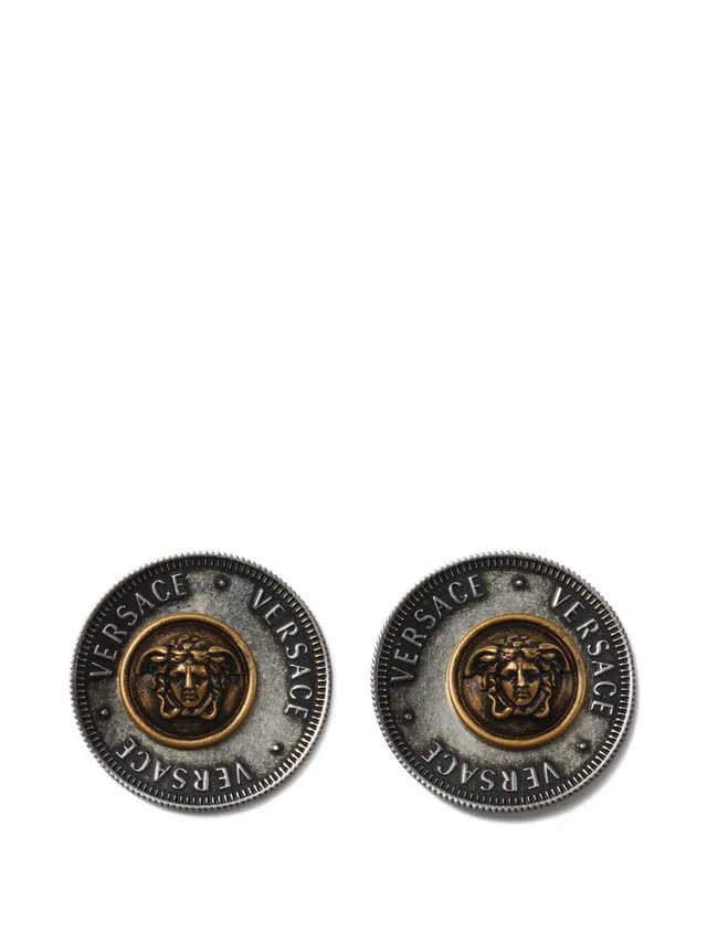 Versace 1026116 bijoux palladium taglia unica eleganza iconica